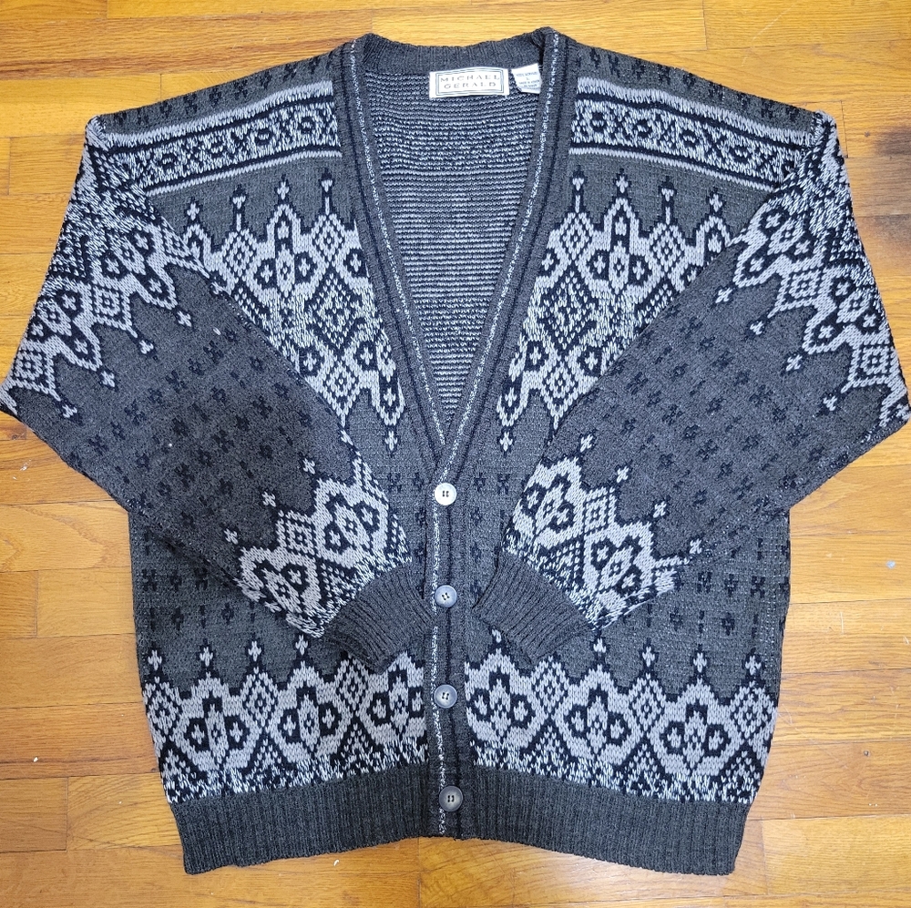 Michael Gerald | Vintage Patterned Cardigan